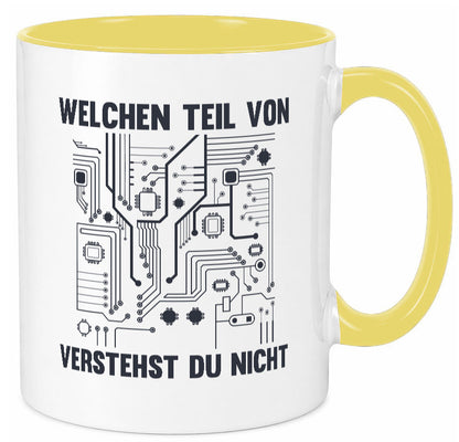 Welchen teil von verstehst du nicht | technik Humor Geschenkidee Tasse