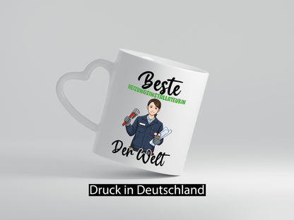 Beste Heizungsinstallateurin | Heizung v2 lustiger Spruch Geschenk Humor