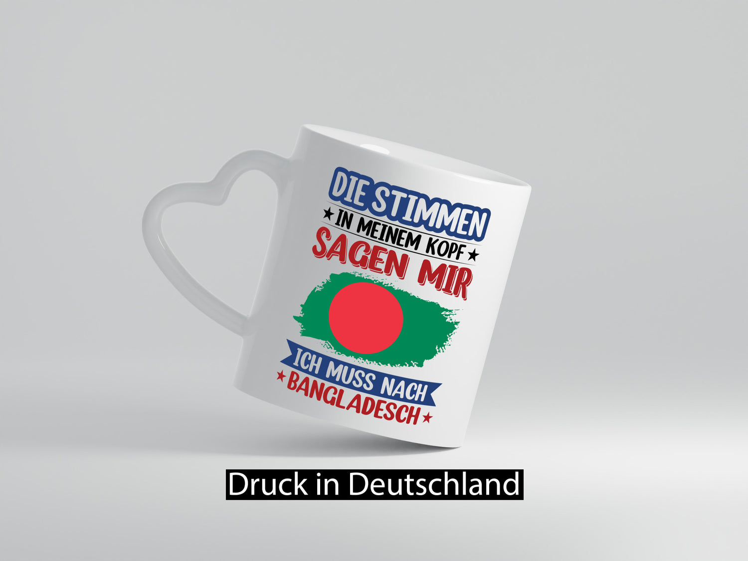 Bangladesch | Urlaub Stimmen in meinem Kopf Traumland Humor Geschenkidee Tasse