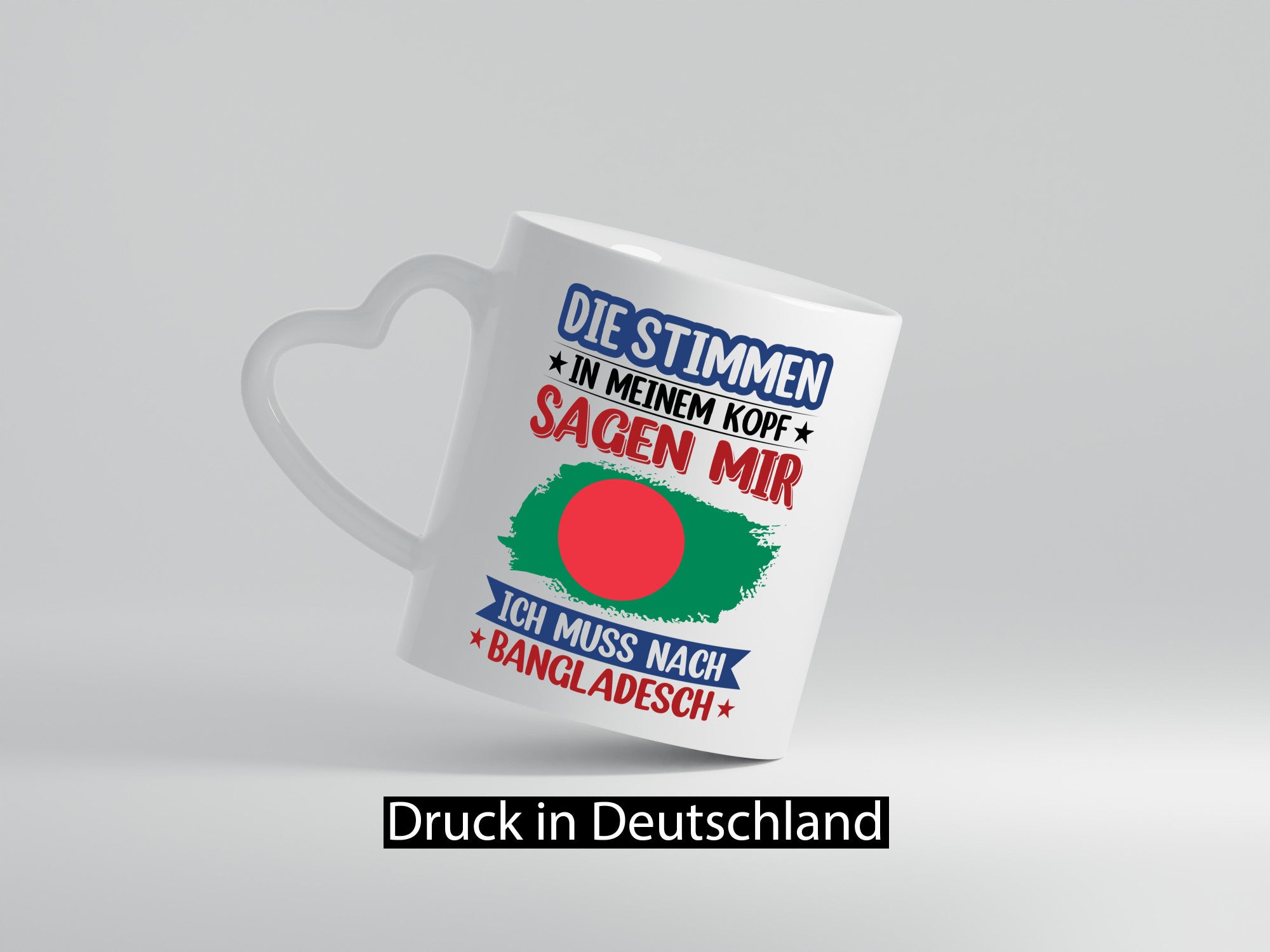 Bangladesch | Urlaub Stimmen in meinem Kopf Traumland Humor Geschenkidee Tasse