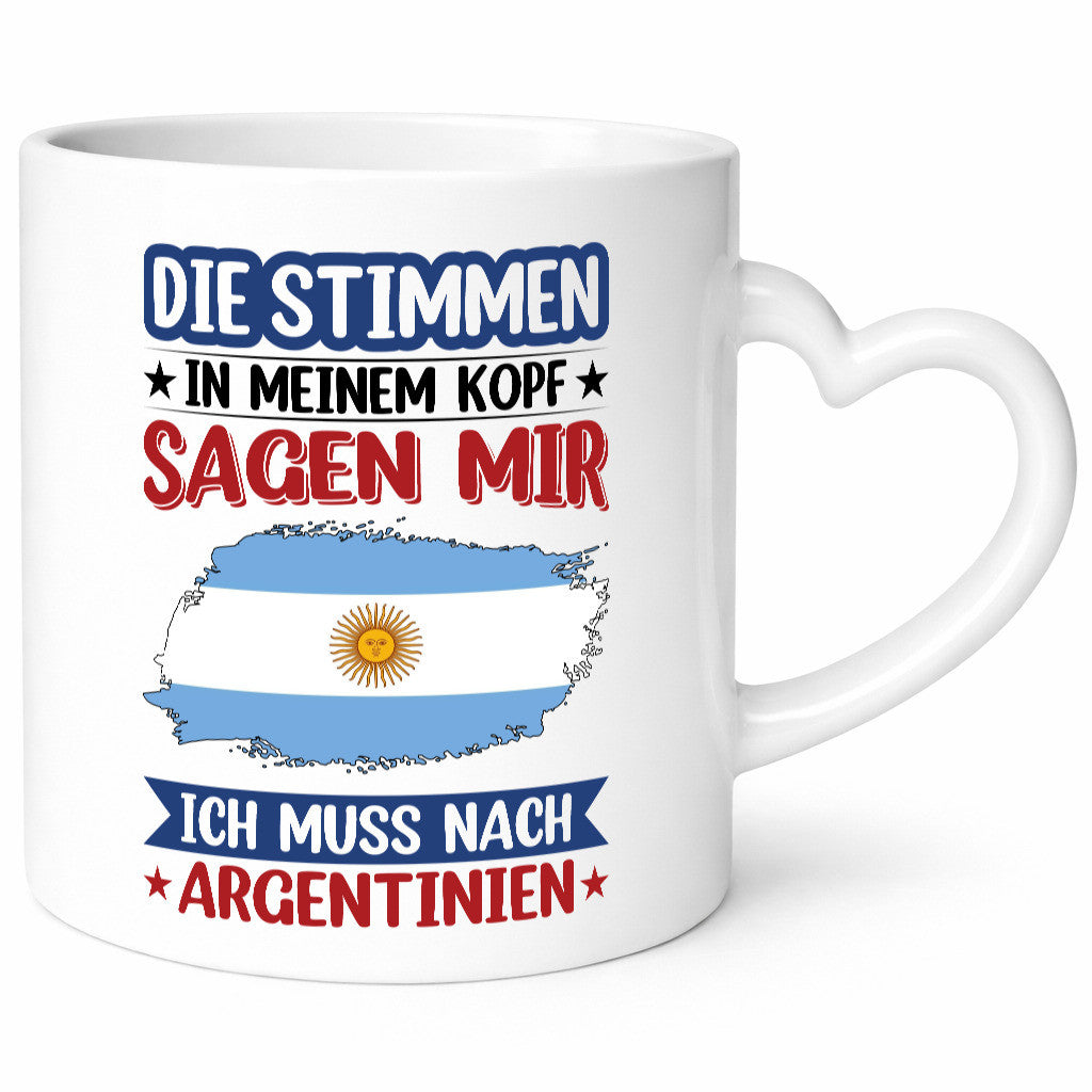 Argentinien | Urlaub Stimmen in meinem Kopf Traumland lustig Humor Geschenkidee