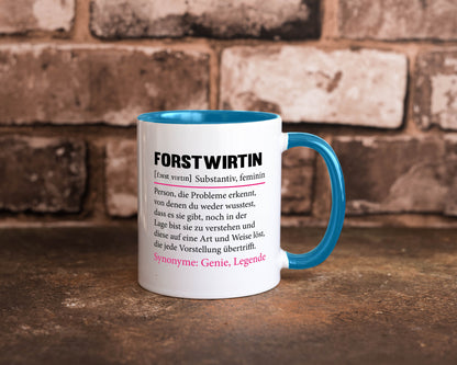 Forstwirtin | Beruf Spruch Forst Wirtin Humor Arbeit Kollegen Büro Geschenkidee