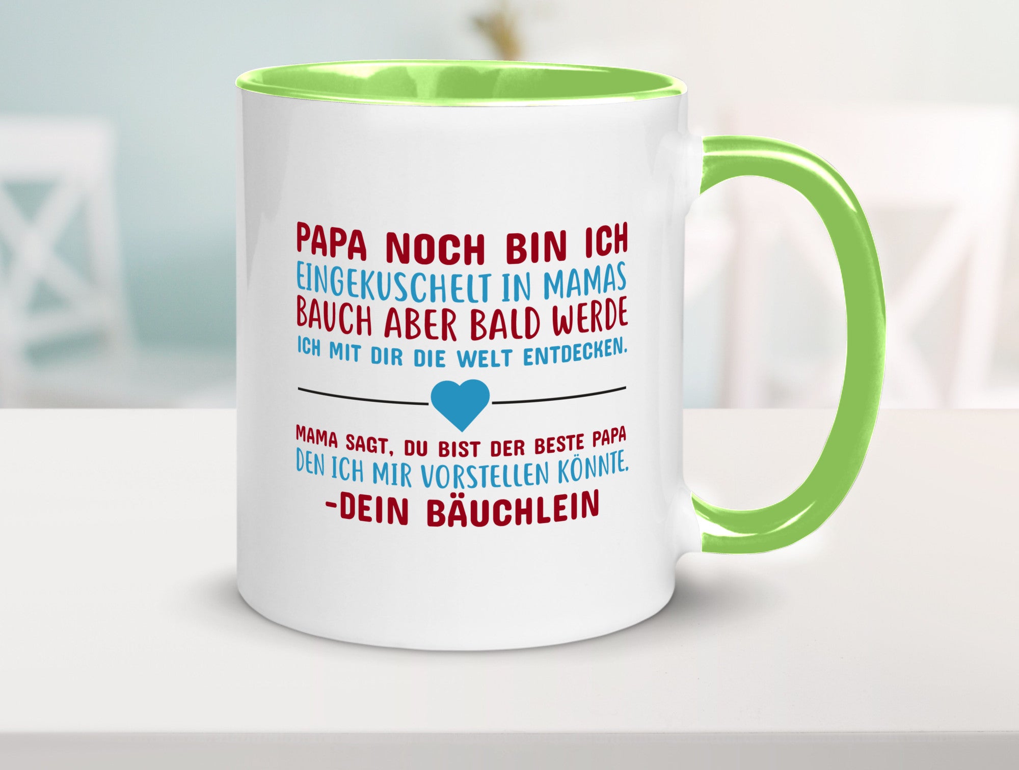Schwangerschaft | Vaterschaft Tasse Papa Spruch Geschenk Familie Geschenkidee