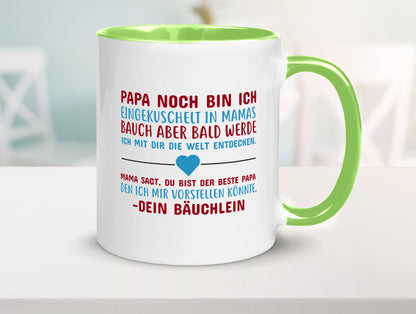 Schwangerschaft | Vaterschaft Tasse Papa Spruch Geschenk Familie Geschenkidee