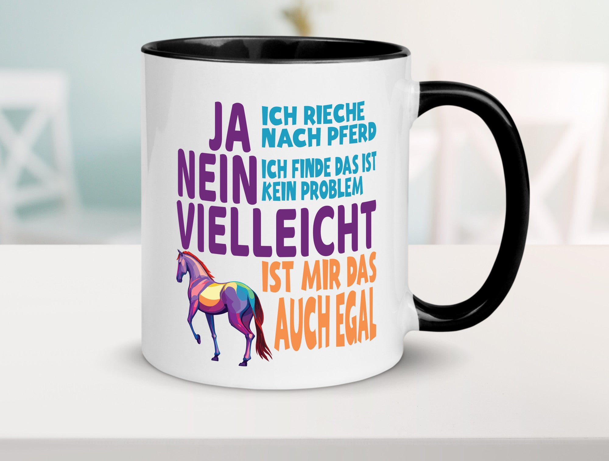 Ja ich Rieche nach Pferd | Reiten Pferdestall lustiger Spruch Geschenk Humor