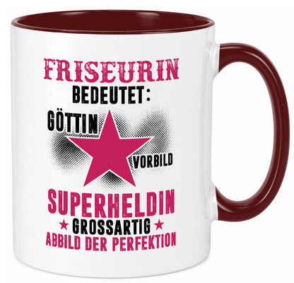 Bedeutung von Friseurin | Friseuse Frisörin lustiger Spruch Geschenk Humor