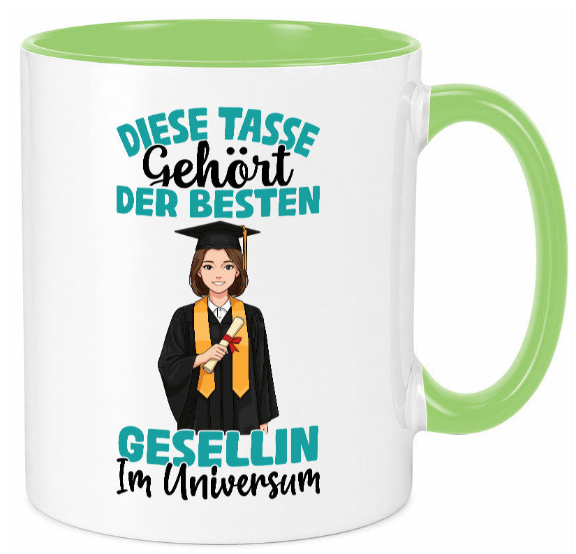 Im Universum: Gesellin | Handwerkerinnen lustiger Spruch Geschenk Humor