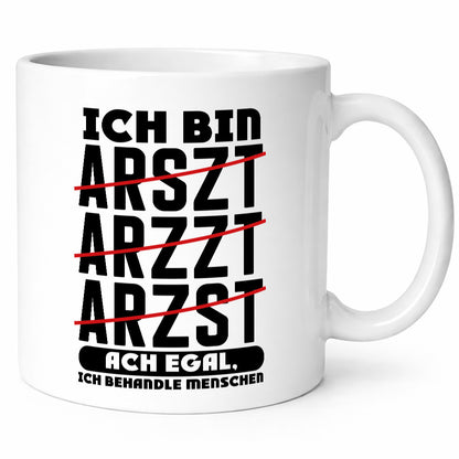 Ich bin Arzt | Rechtschreibung Klinik Patienten Doktor lustiger Spruch Geschenk