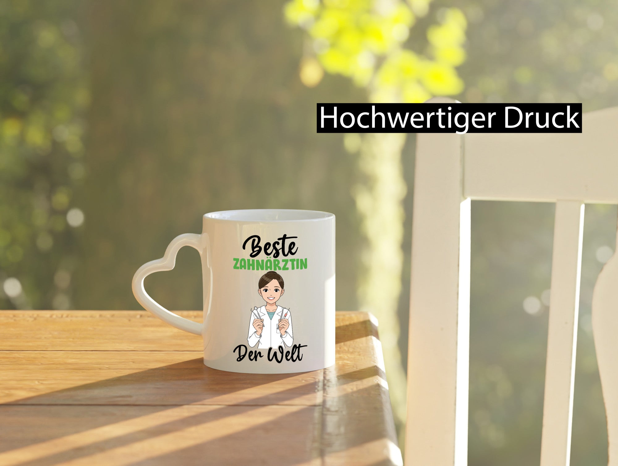 Beste Zahnärztin | Zahnmedizin Beruf v2 Humor Arbeit Kollegen Büro Geschenkidee