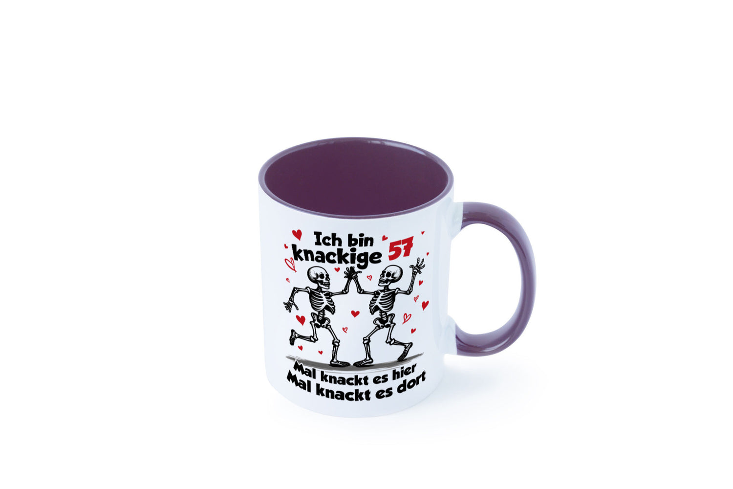 57. Geburtstag | Knackige 57 Ich bin alt lustig Geschenkidee Geschenk Tasse