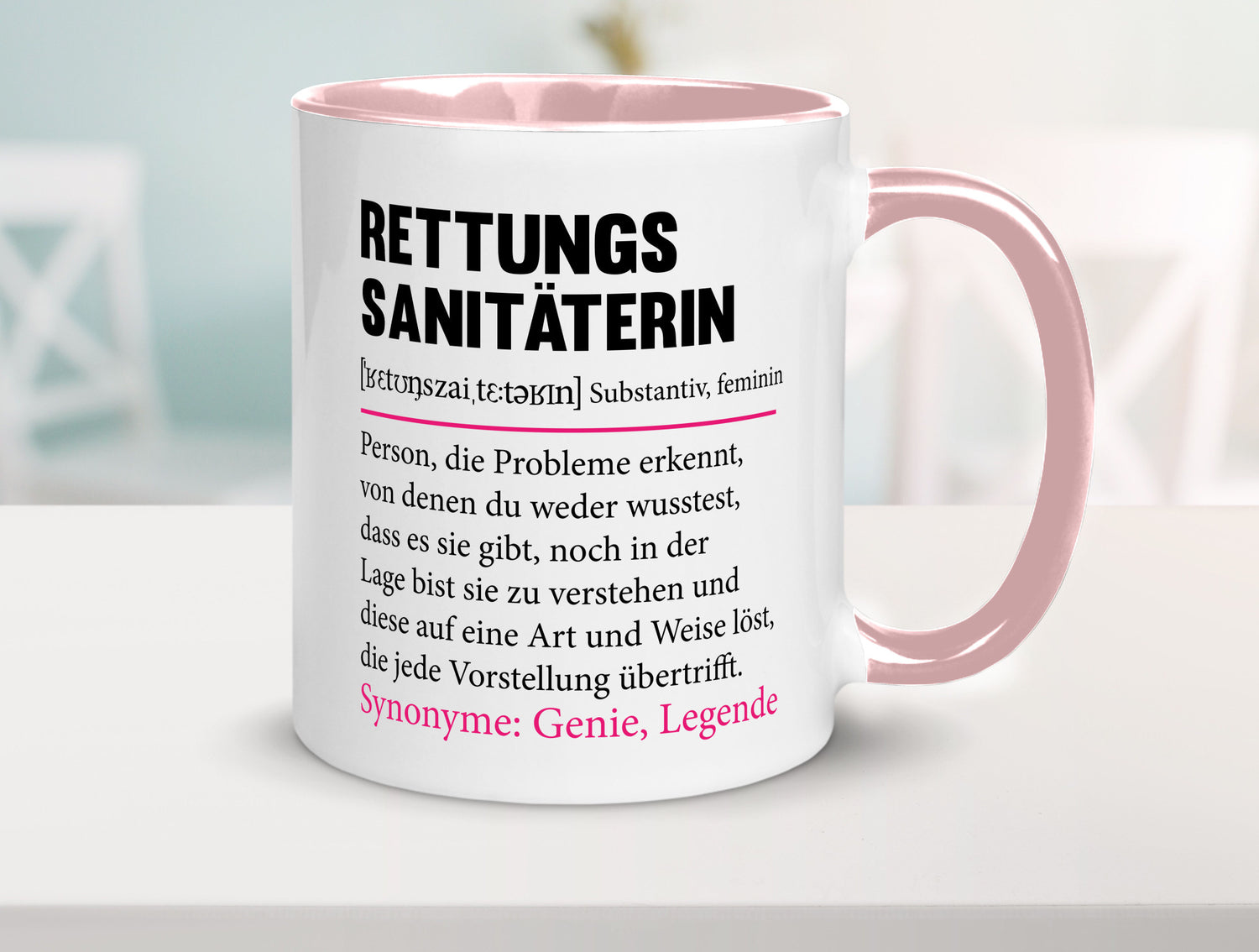 Rettungssanitäterin | Beruf Sanitäter Spruch v2 Humor Arbeit Kollegen Büro