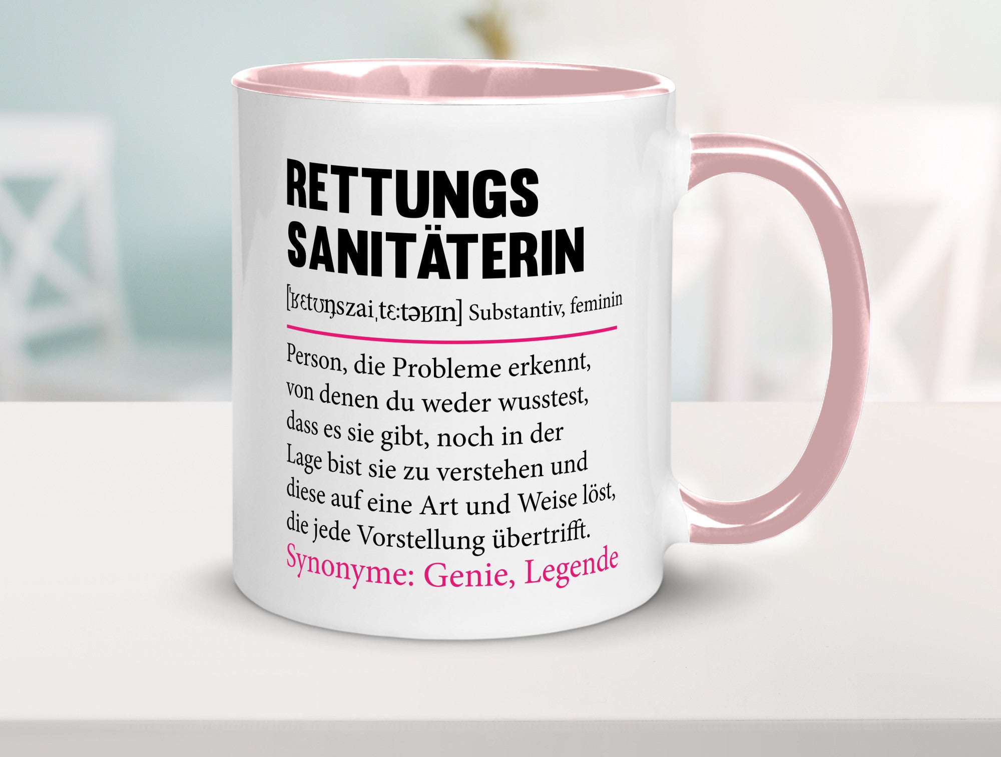 Rettungssanitäterin | Beruf Sanitäter Spruch v2 Humor Arbeit Kollegen Büro