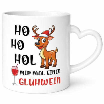 Ho mir einen Glüchwein | Weihnachten Rentier Humor Tierliebhaber Geschenkidee