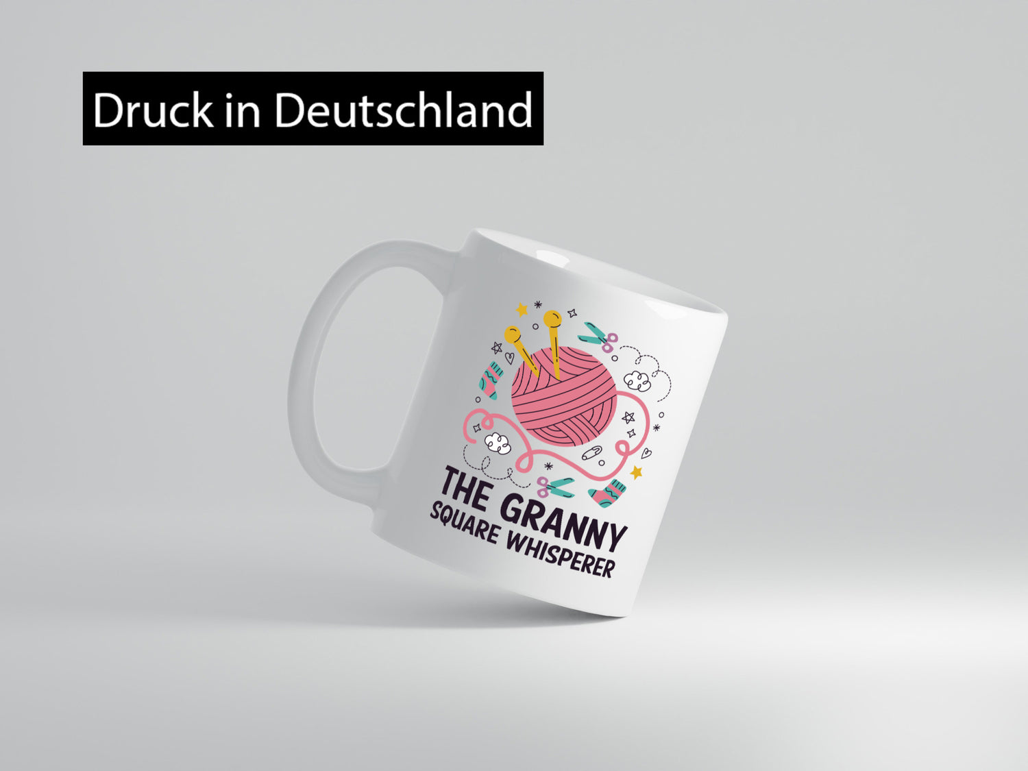 The Granny Square Whisperer | Socken Schere, lustiger Spruch Geschenk Humor
