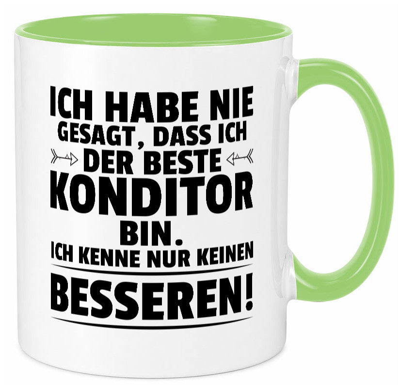 Der Beste Konditor | Konditorei Geschenkidee Humor Tasse