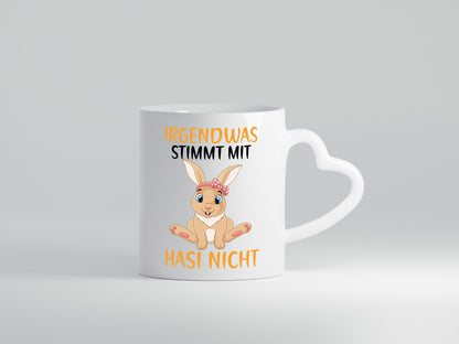 Irgendwas stimmt mit Hasi nicht | Klopapier Hase Maske Humor Familie