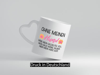 Ohne meinen Hund | Ich brauche Hundeliebe lustig Tierliebhaber Humor Geschenk