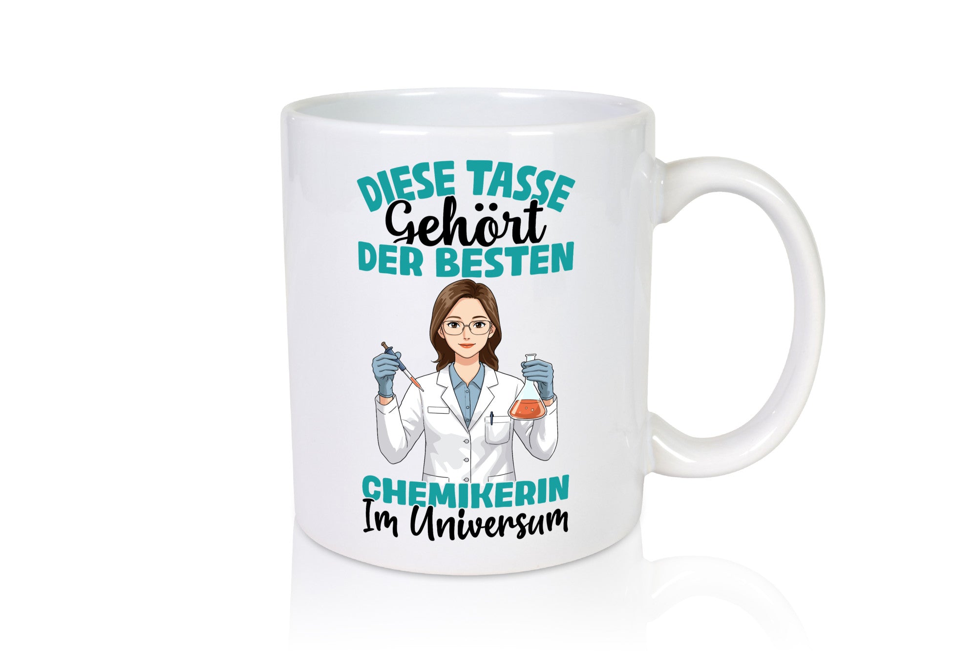 Im Universum: Chemikerin | Chemie Labor lustiger Spruch Geschenk Humor