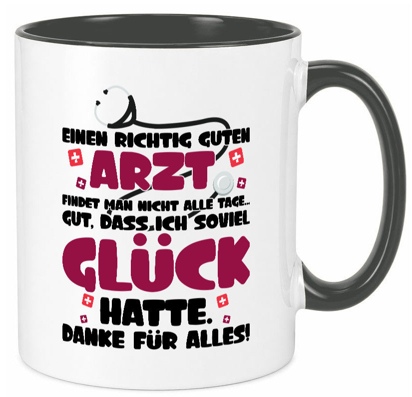Richtig guter Arzt | Dankeschön Tasse Ãrzte Spruch vl1 Humor Geschenkidee