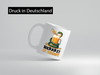 Bierarzt im Dienst | Tierarzt Arzt Geschenk Tierliebhaber Humor lustiger Spruch