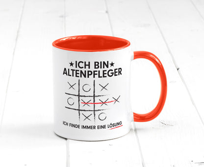 Lösung finden: Altenpfleger | Pflegepersonal v2 lustiger Spruch Geschenk Humor