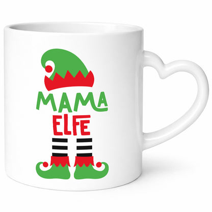 Weihnachtself | Weihnachten Mama Mütze Stiefel Humor Familie Geschenkidee Tasse