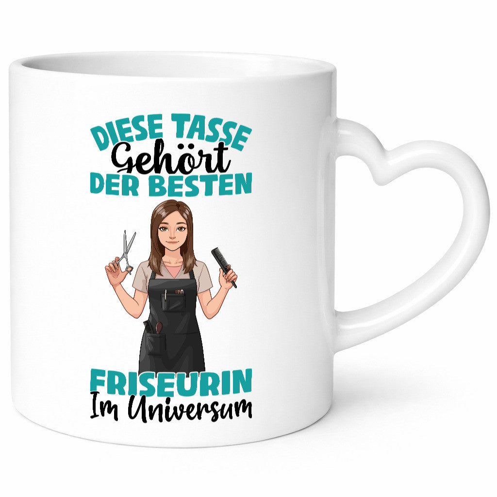 Im Universum: Friseurin | Friseuse Frisörin Geschenk Humor Geschenkidee