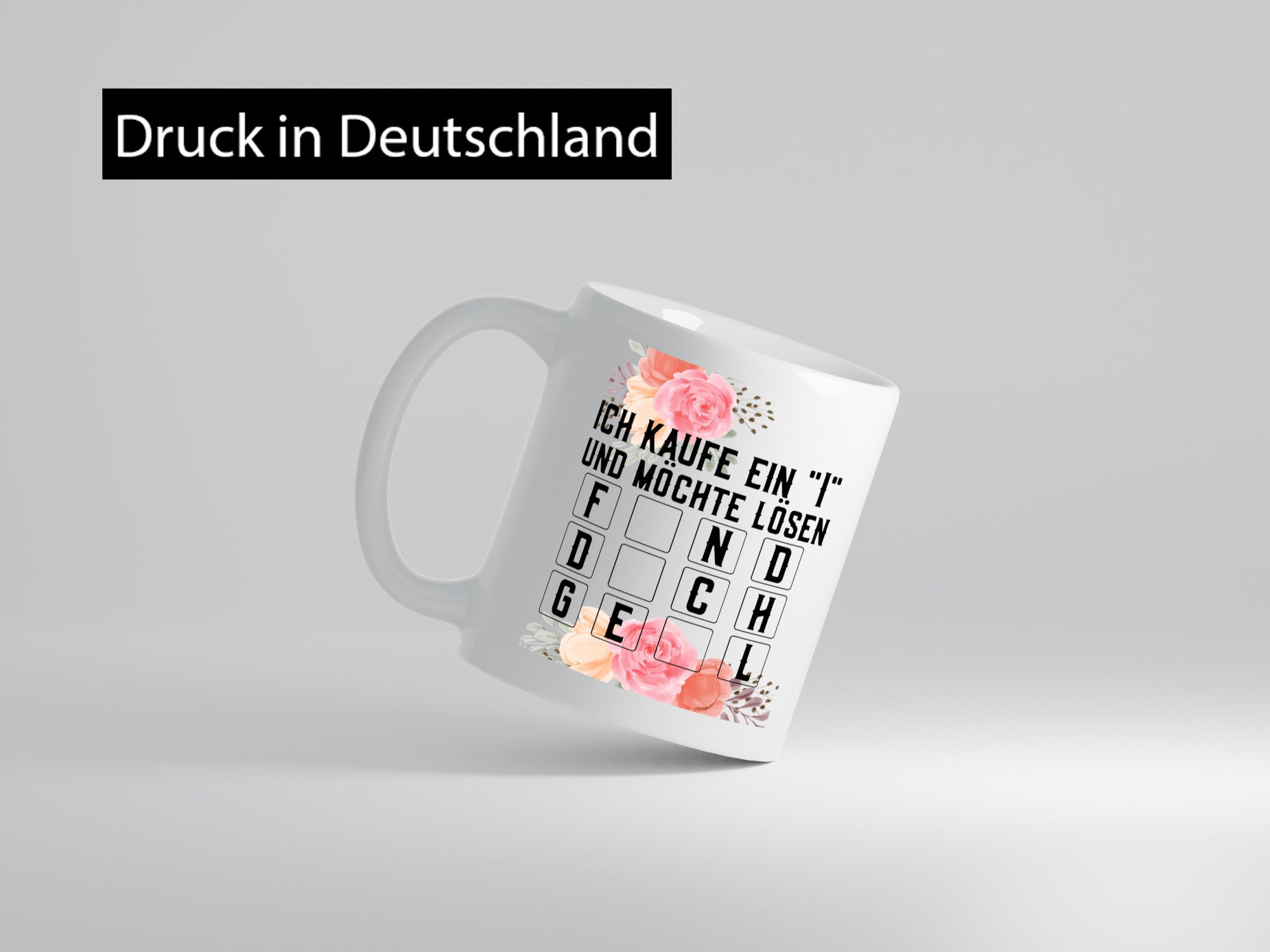 Ich kaufe ein i | Glücksrad Rätsel Flirten attraktiv lustiger Spruch Geschenk