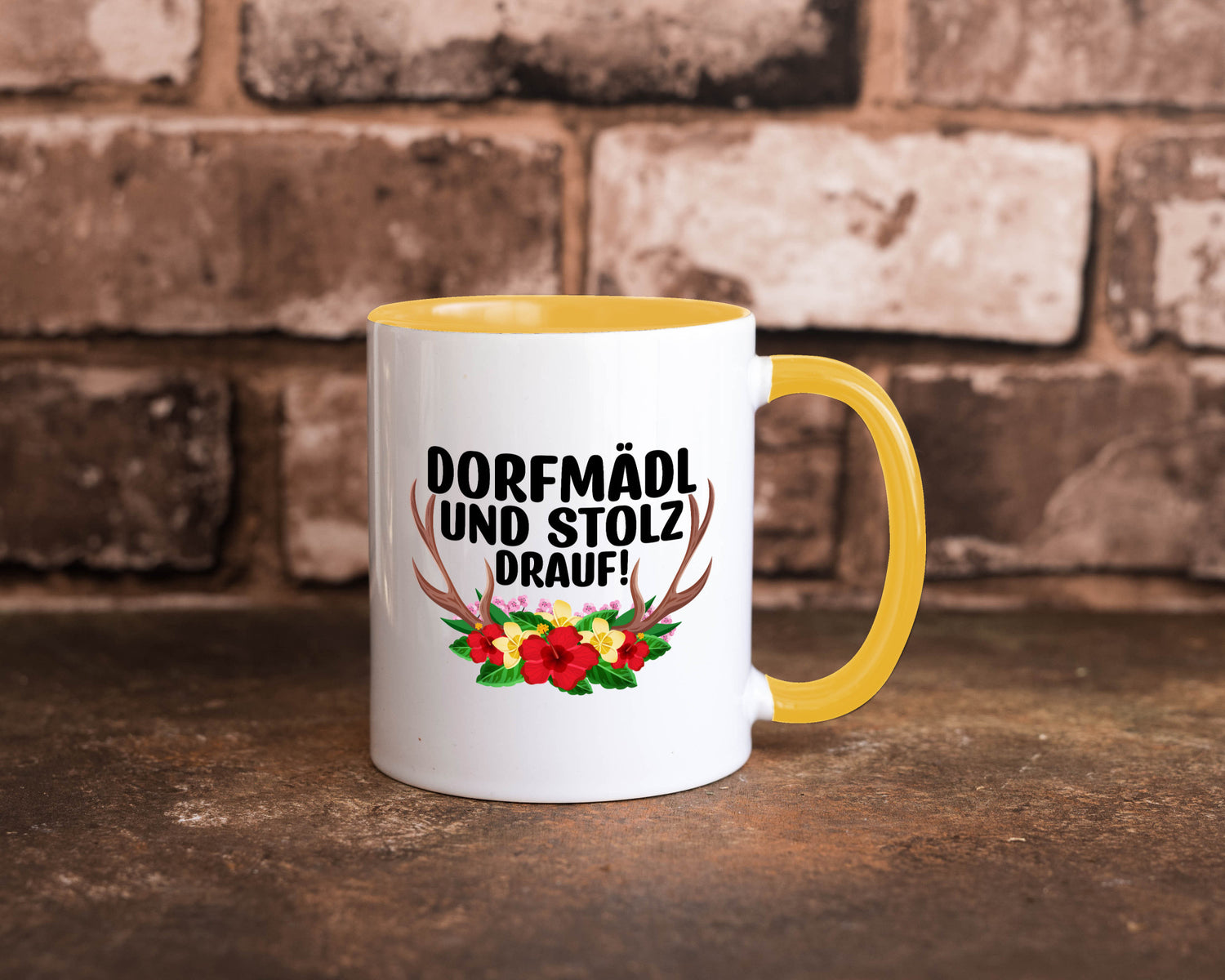 Dorfmädel und stolz drauf | Dorfkind Dorf v2 Geschenkidee Humor Tasse