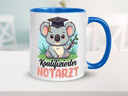 Koalifizierter Notarzt | Arzt Geschenk Humor Geschenkidee lustiger Spruch Tasse