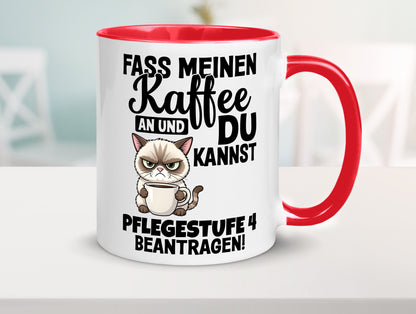 Fass meinen Kaffee an | Pflegestufe 4 Krankenschwester v3 Geschenkidee Humor