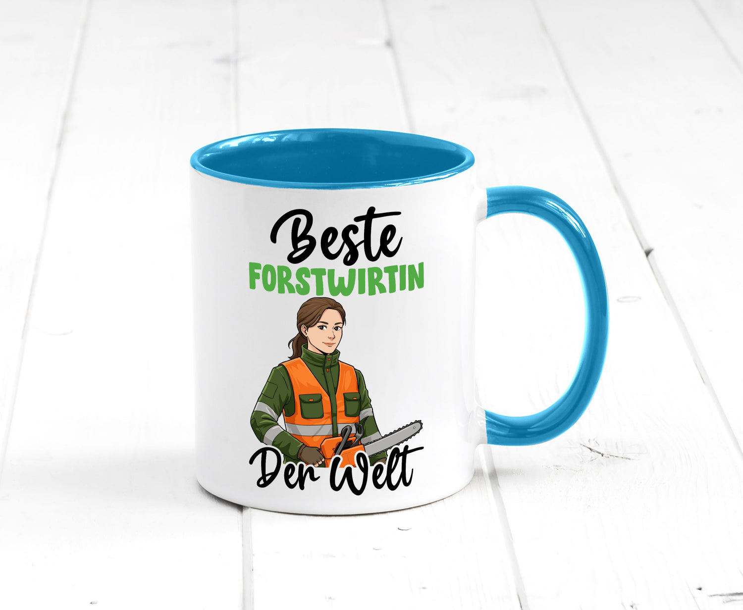 Beste Forstwirtin | Forst Wirtin v2 lustig Humor Geschenkidee Geschenk Tasse