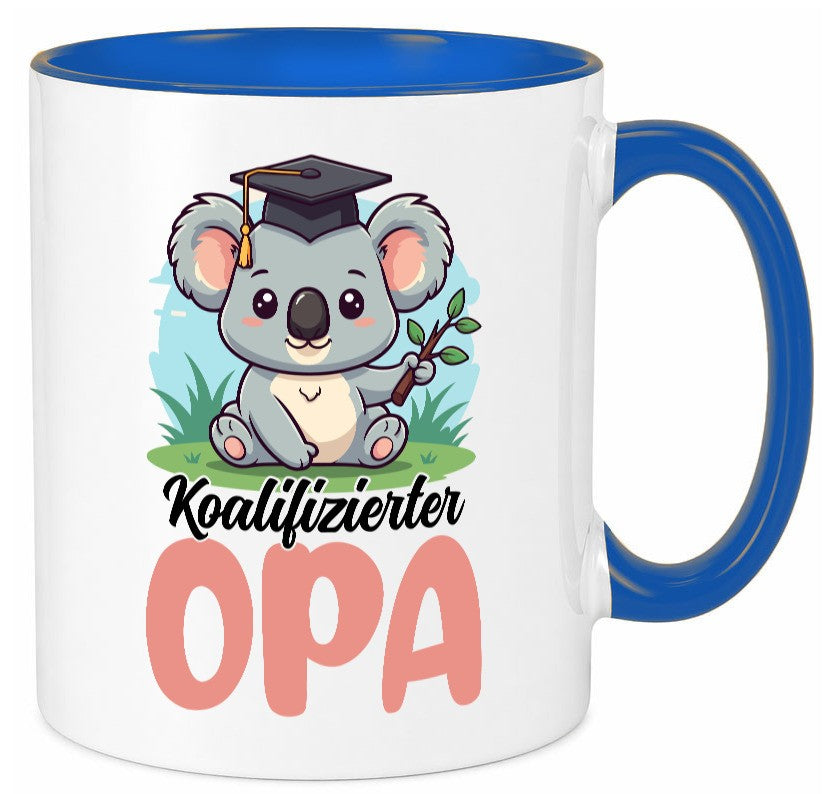 Koalifizierter Opa | Großvater Enkel Familie Humor Geschenkidee Tasse