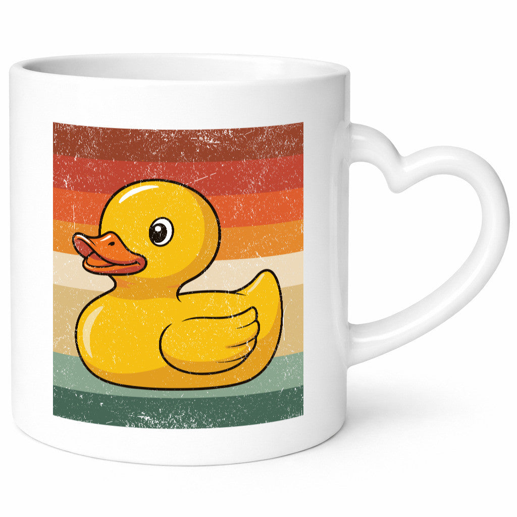 Enten | Entchen Gummiente Retro Vintage Geschenkidee Humor Tasse
