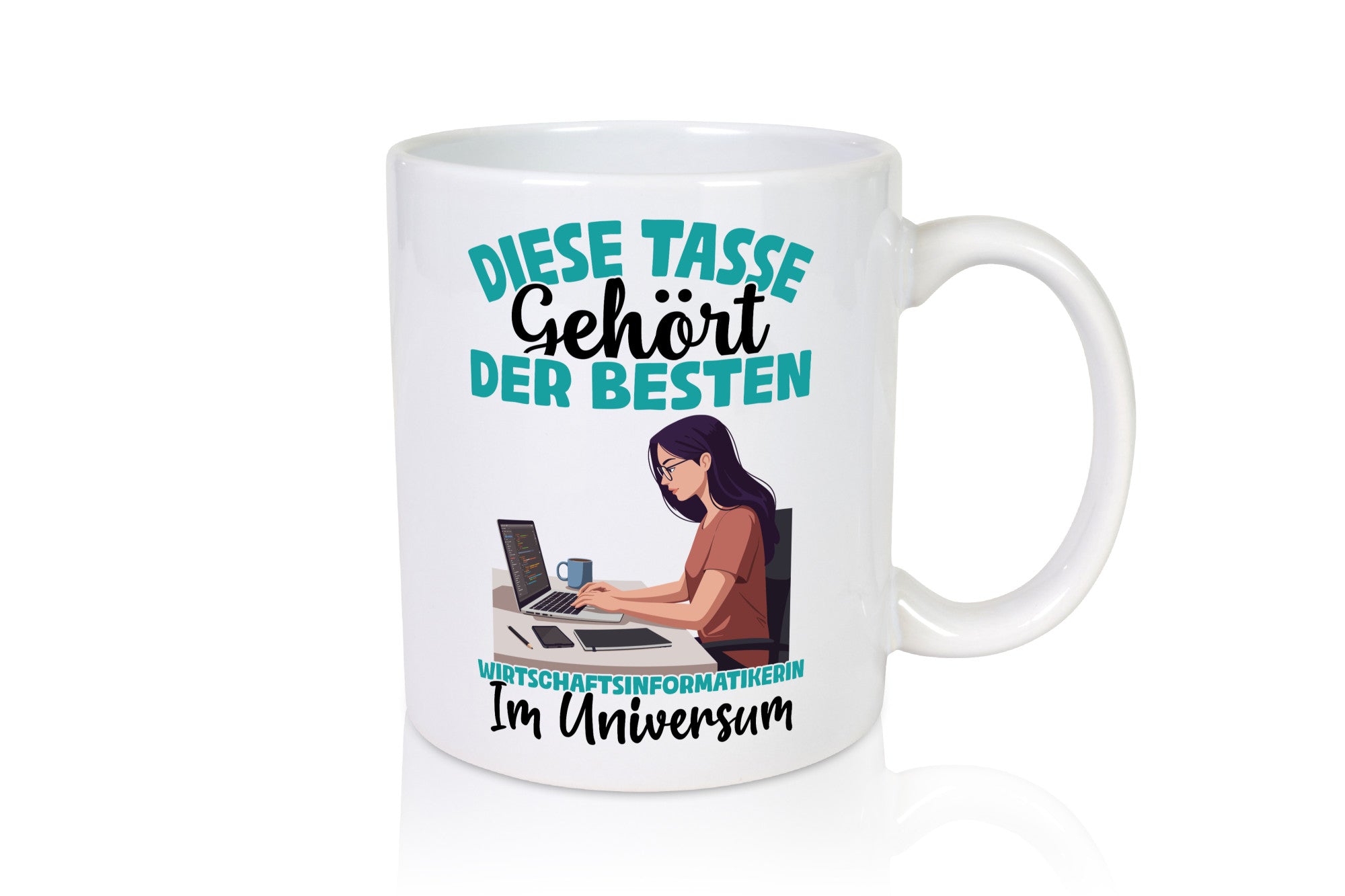 Im Universum: Wirtschaftsinformatikerin | Informatikin Geschenkidee Humor Tasse
