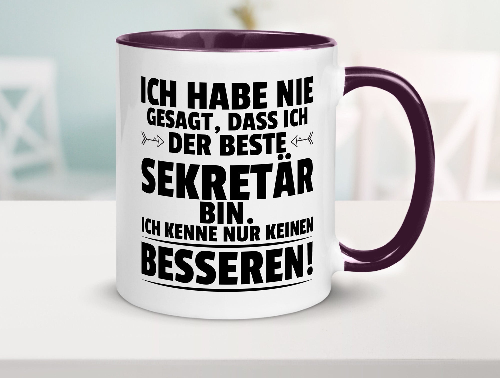 Keinen Besserer Sekretär | Büro lustiger Spruch Geschenk Arbeit Kollegen Tasse