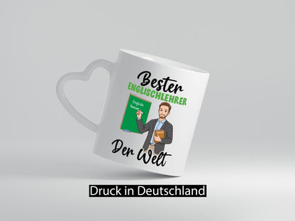 Bester Englischlehrer | Schule Englisch v2 Humor Geschenkidee Tasse
