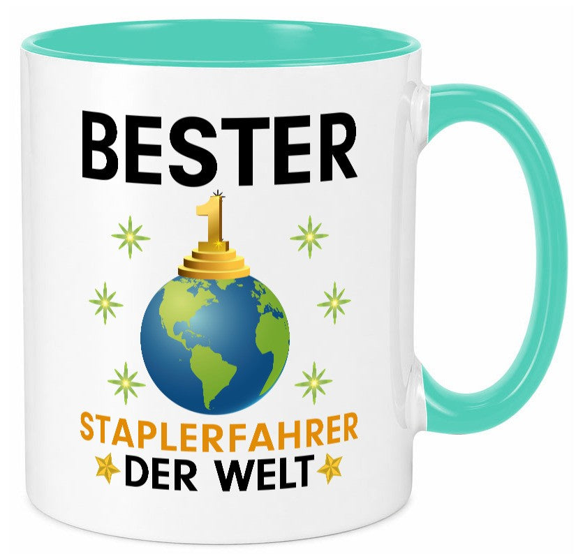 Welt Bester Staplerfahrer | Gabelstapler Fahrer Geschenkidee Humor Tasse