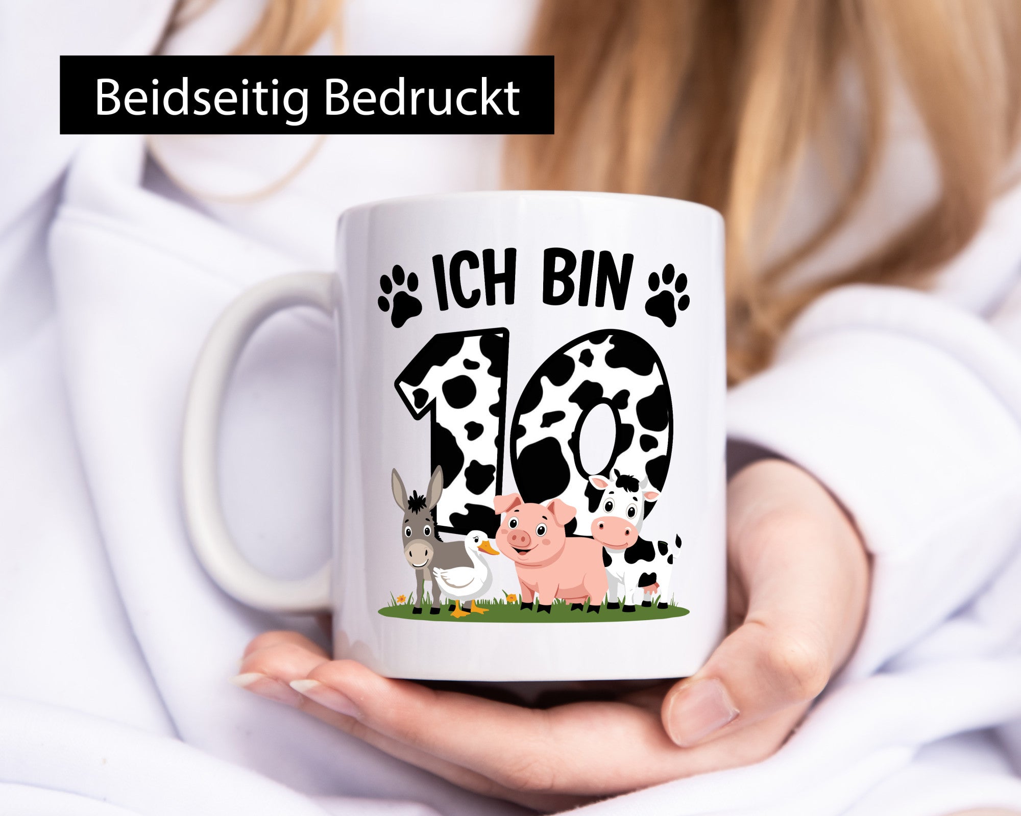10 Geburtstag | Jahre Farmer Kind lustiger Spruch Geschenk Geschenkidee Tasse