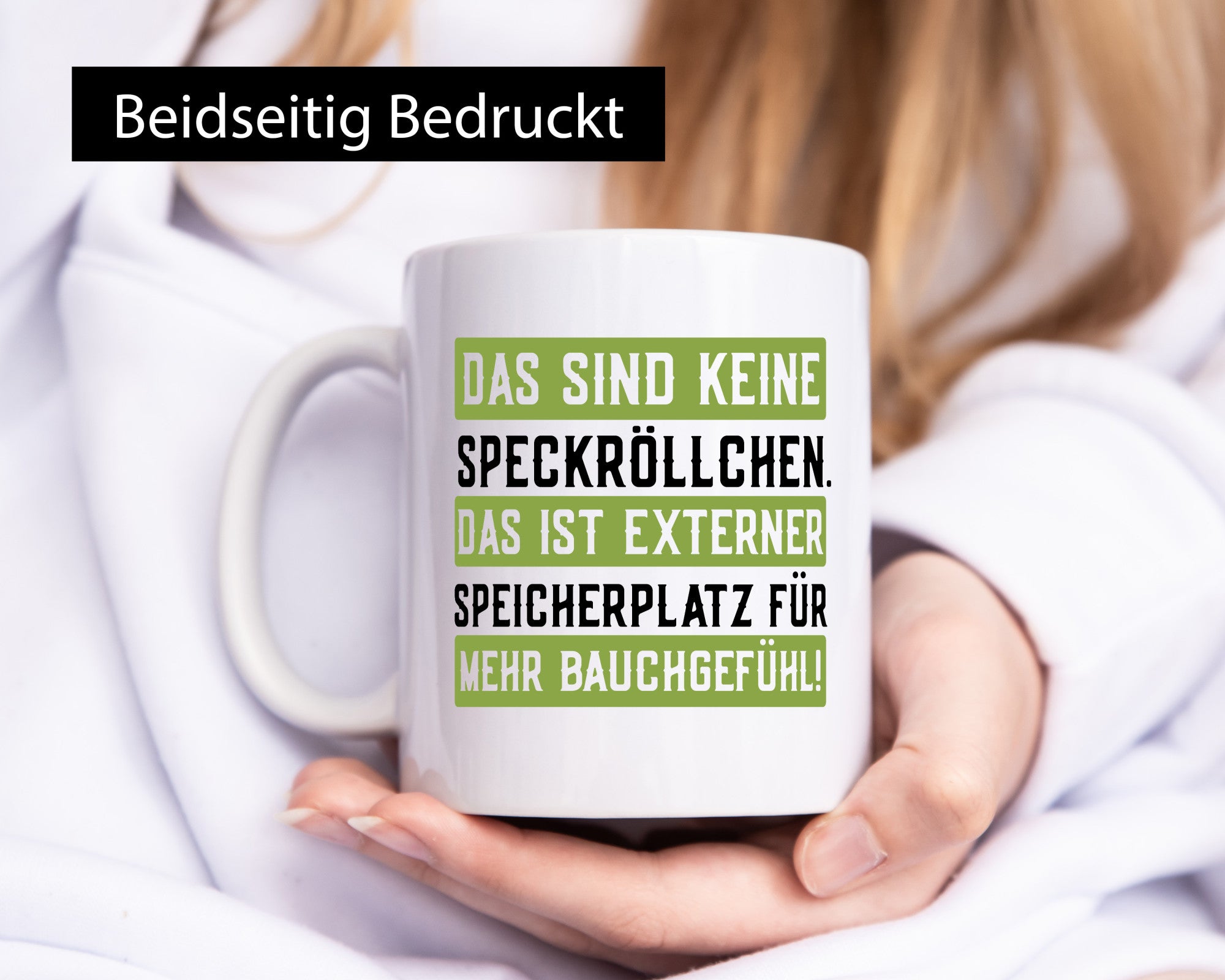 Keine Speckröllchen | Softwareentwickler PC Körperfülle Geschenkidee Humor Tasse