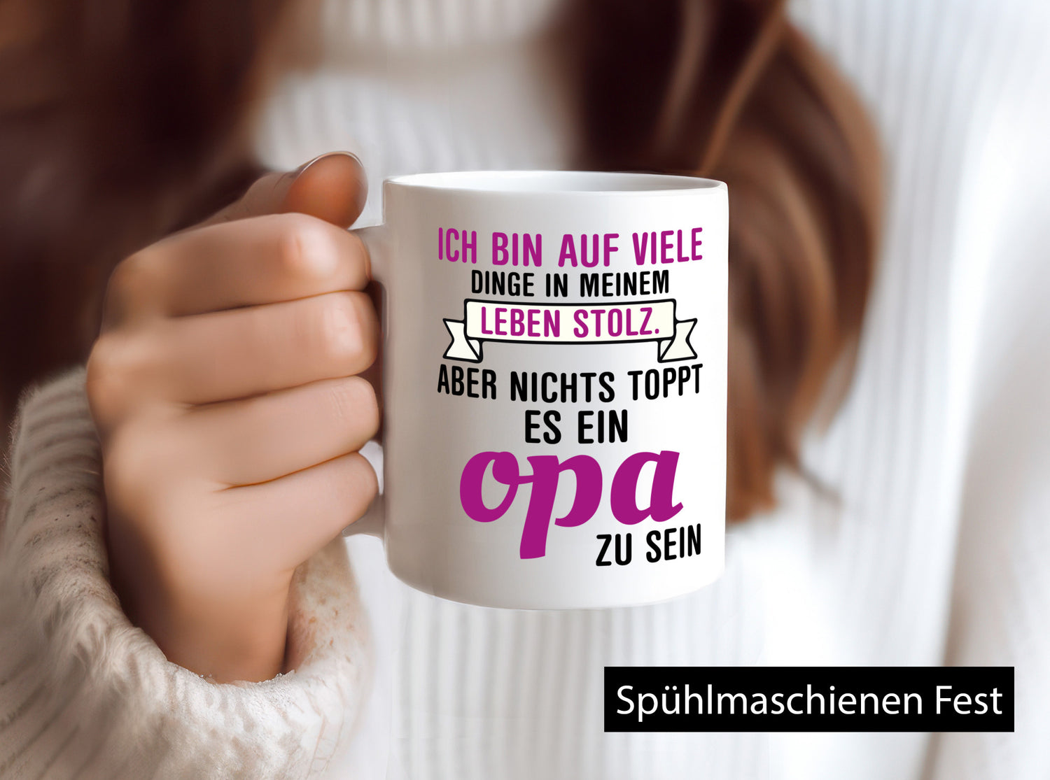 Opa Tasse | Stolzer Großvater Vatertag Enkelkinder Geschenk Familie