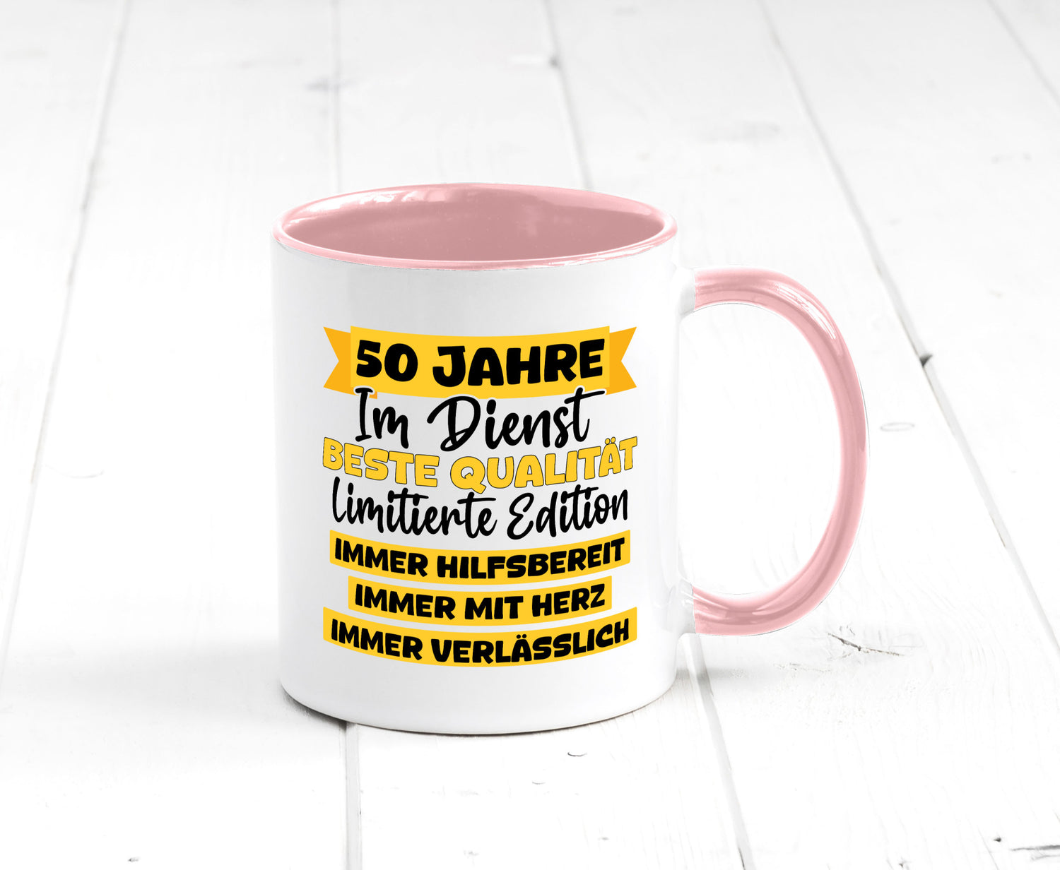 50 Jahre im Dienst | Jubiläum Arbeit v8 lustiger Spruch Geschenk Kollegen Büro
