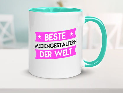 Beste Mediengestalterin | Medien lustiger Spruch Geschenk Humor Geschenkidee
