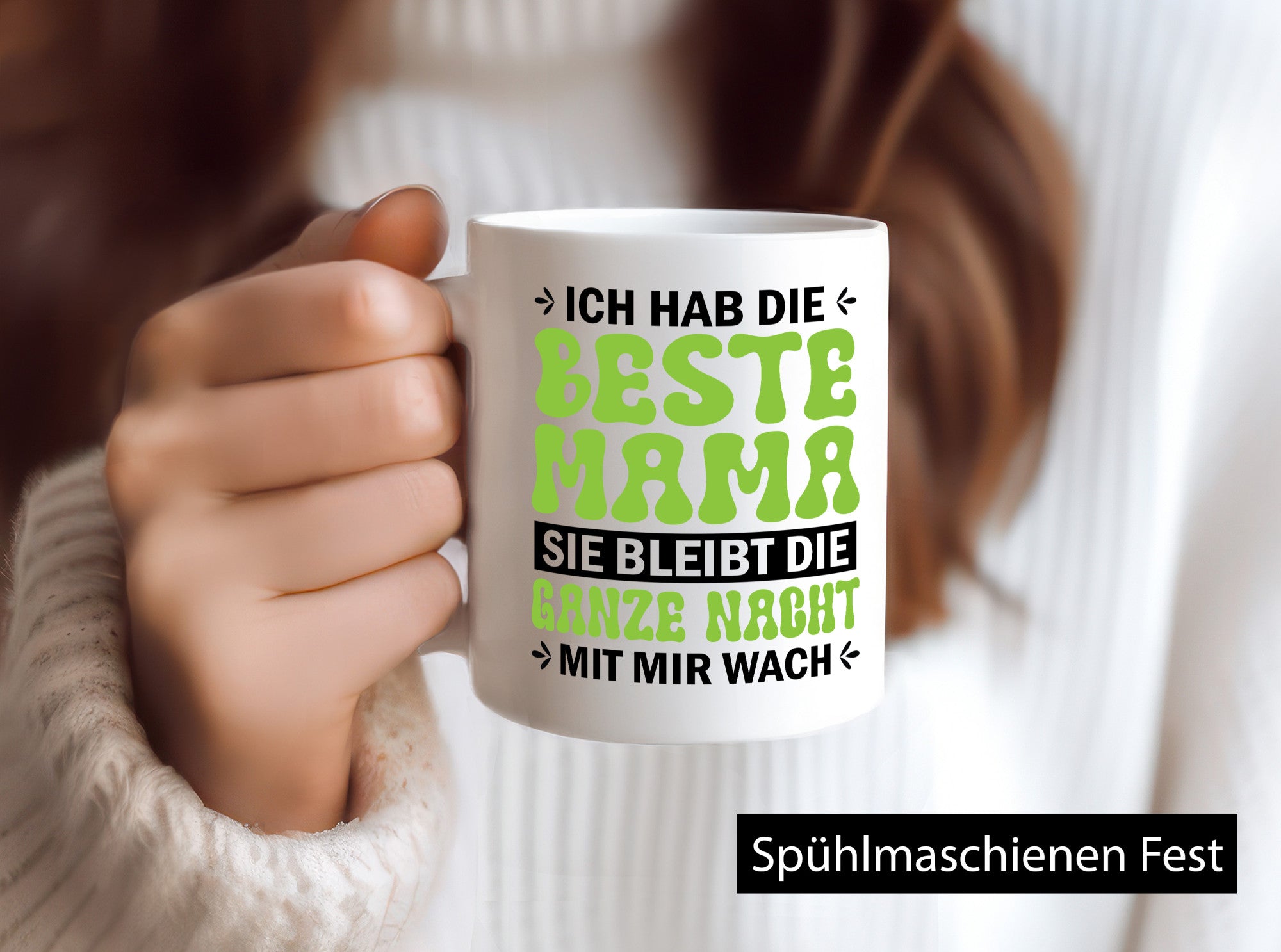 Beste Mama | Wach bleiben Filmeabend mit Humor Familie Geschenkidee Tasse