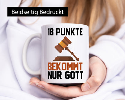 Jura | Anwalt 18 Punkte bekommt nur Gott Geschenk Humor Geschenkidee lustiger