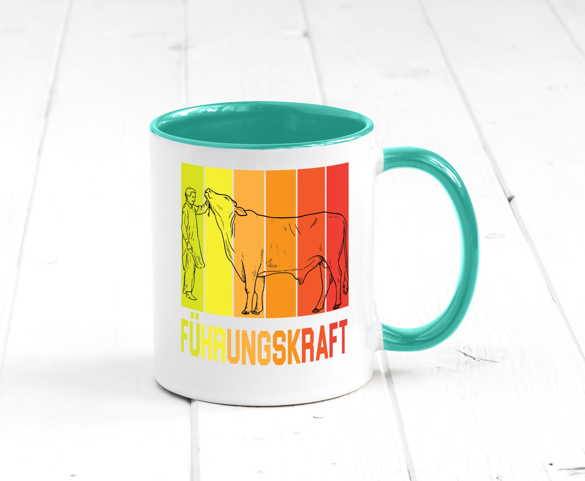 Führungskraft | Farmer Bauernhof lustig Humor Geschenkidee Geschenk Tasse