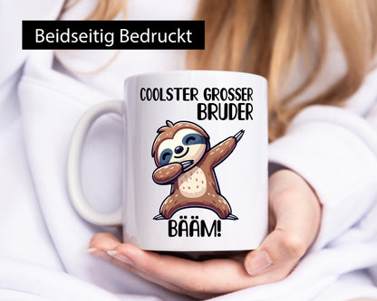 Coolster Großer Bruder | Faultier Bääm kinder Geschenk Tierliebhaber Humor