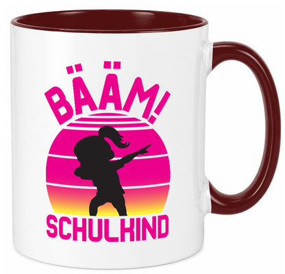 Bääm Schulkind | Einschuldung Schulanfang Geschenkidee Humor Tasse