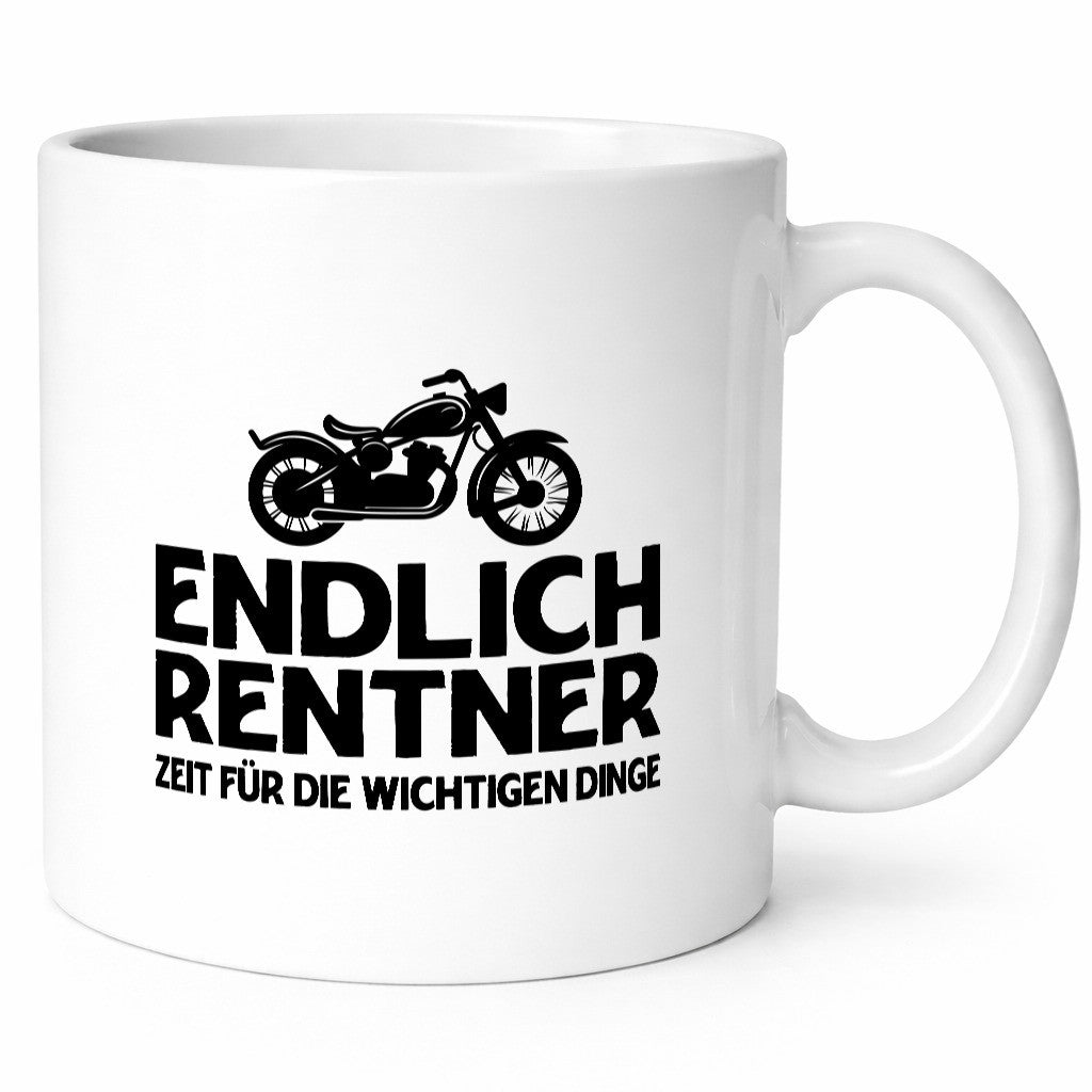 Endlich Rentner zeit fürs Motorrad | Biker Ruhestand Geschenkidee Jubiläum