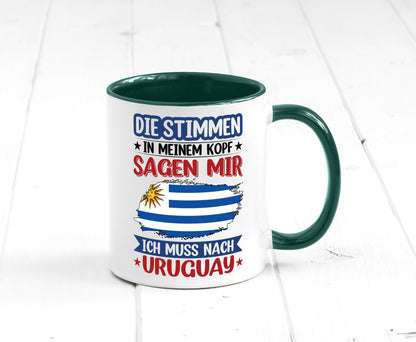Uruguay | Urlaub Stimmen in meinem Kopf Traumland Geschenk Humor Geschenkidee